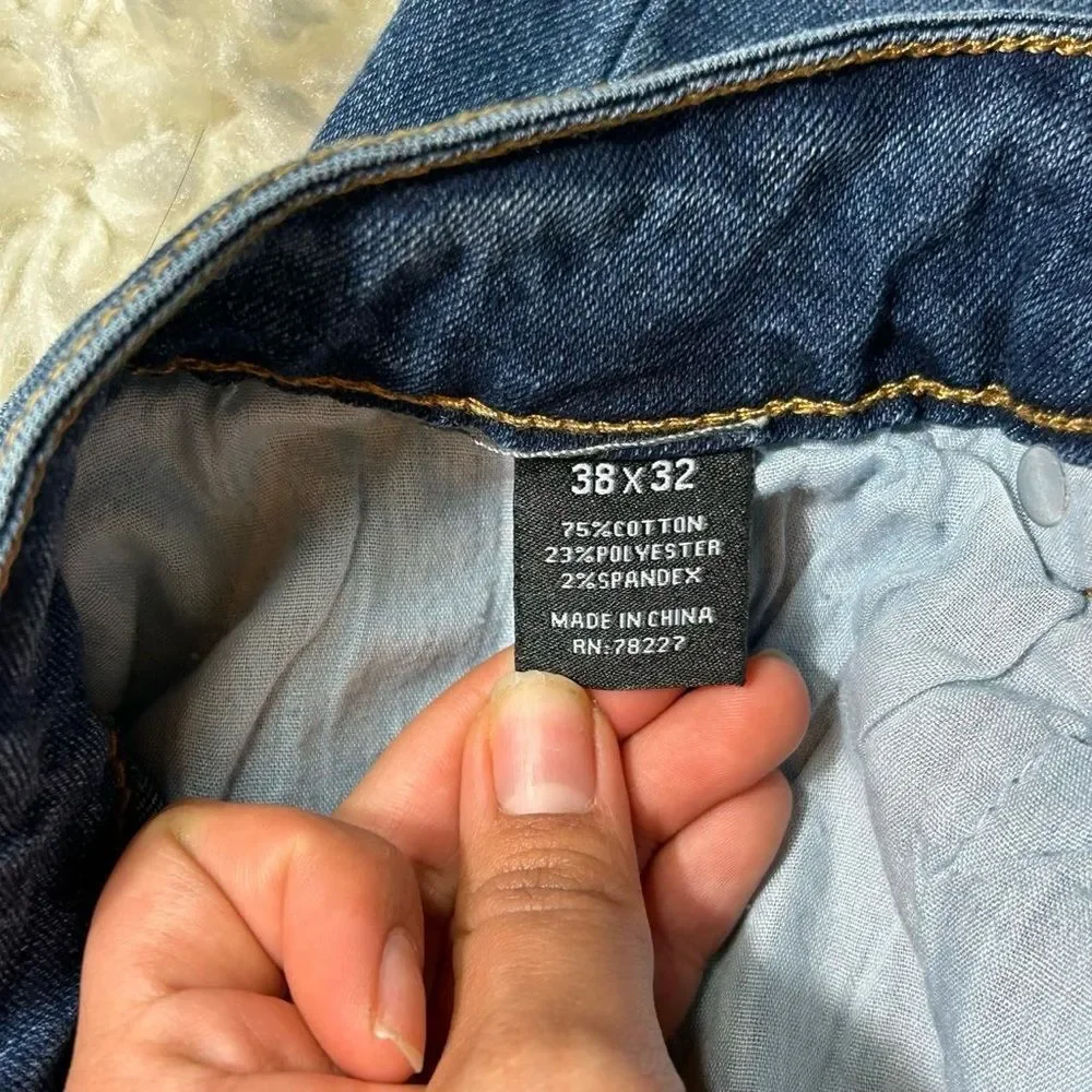 Men's Slim Fit Jeans in Deep Blue
